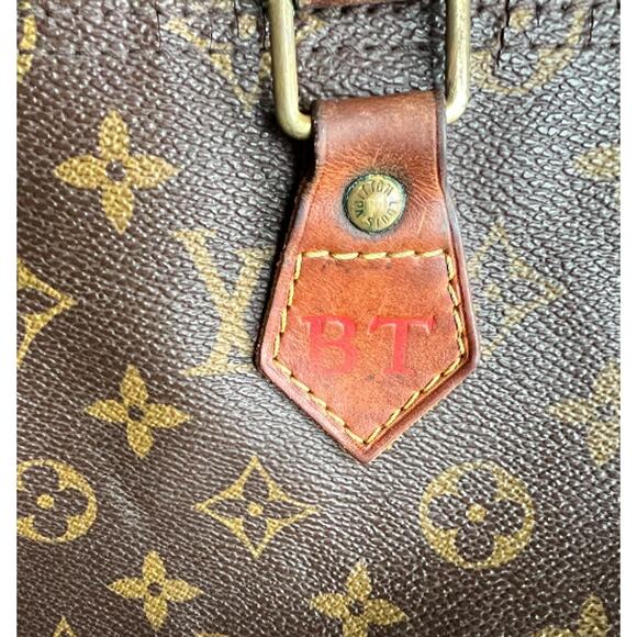 Louis Vuitton Vintage Monogram LV Leather Speedy 35 Travel Bag (LVXX200) - Picture 14 of 16